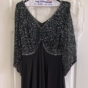 JKara Sequined Evening Gown